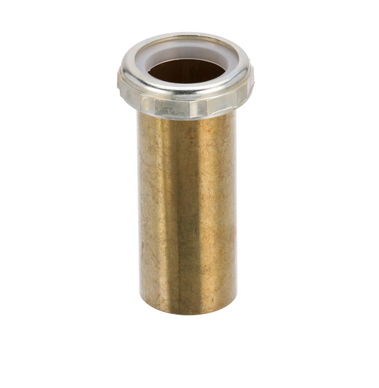 Encore® Tailpiece Assembly, 4" L, Brass, Includes: Gasket & Slip Nut, 1-1/2" NPT