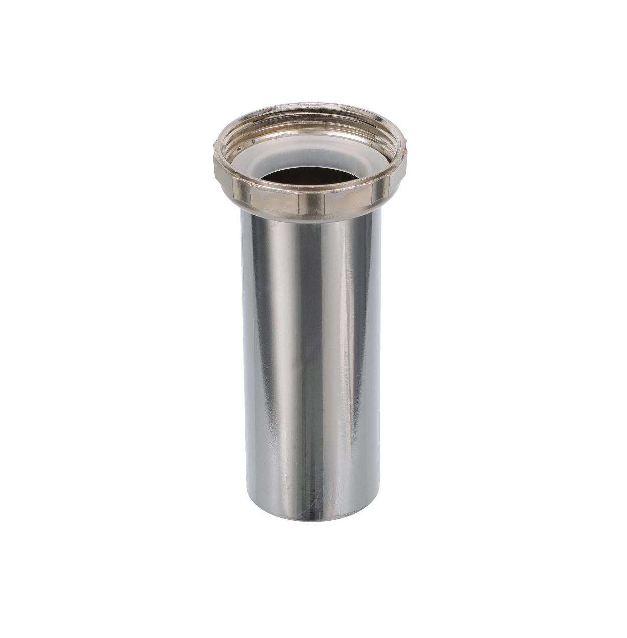 Encore® Tailpiece Assembly, 4" L, Nickel Plated Brass, Includes: Gasket & Slip Nut, 1-1/2" NPT