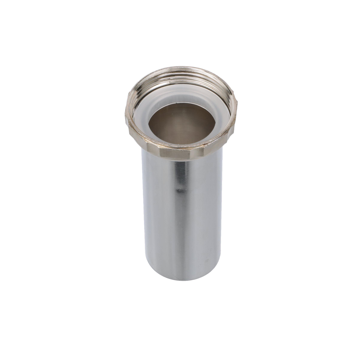 Encore® Tailpiece Assembly, 4" L, Nickel Plated Brass, Includes: Gasket & Slip Nut, 1-1/2" NPT