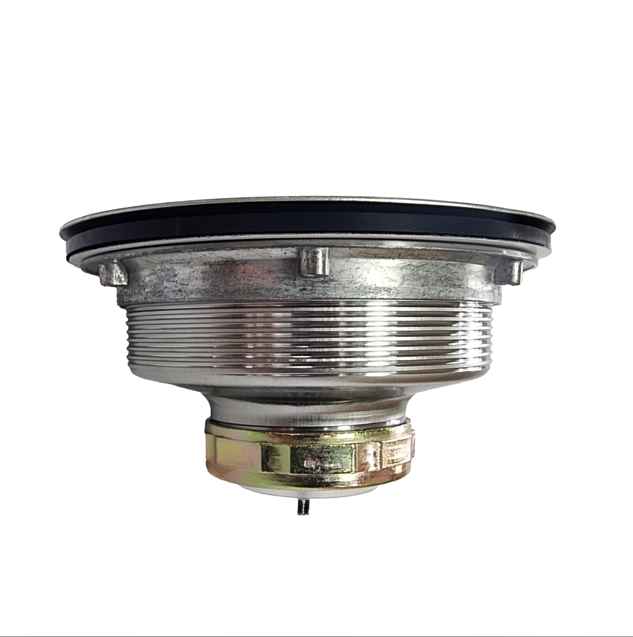 Encore® 3.5" Stainless Steel Basket Drain with 1.5" Outlet and Brass Tailpiece