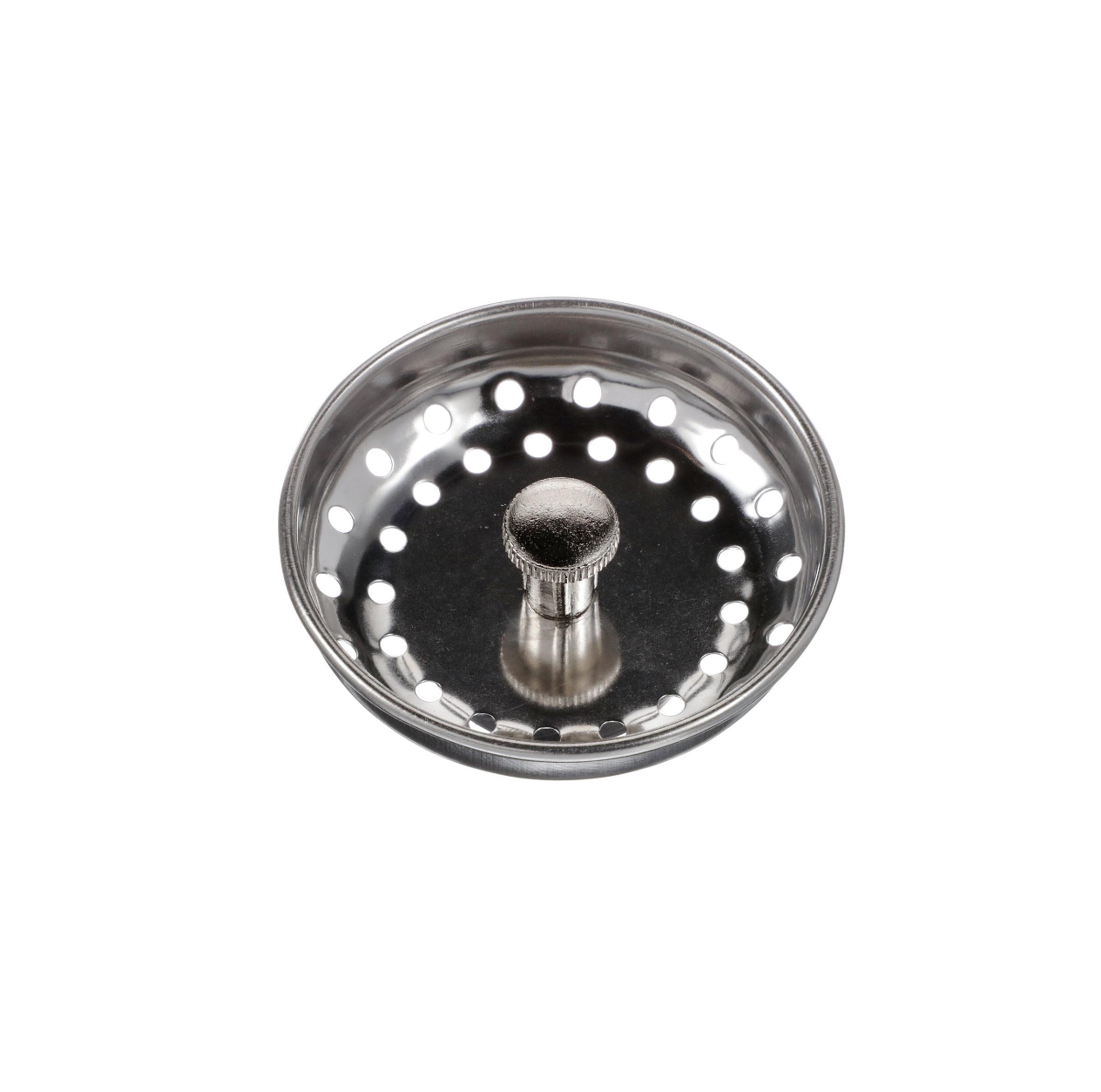 Encore® Duo Crumb Cup Stopper, 3-1/2" Sink Opening, Stainless Steel, 1-1/2"