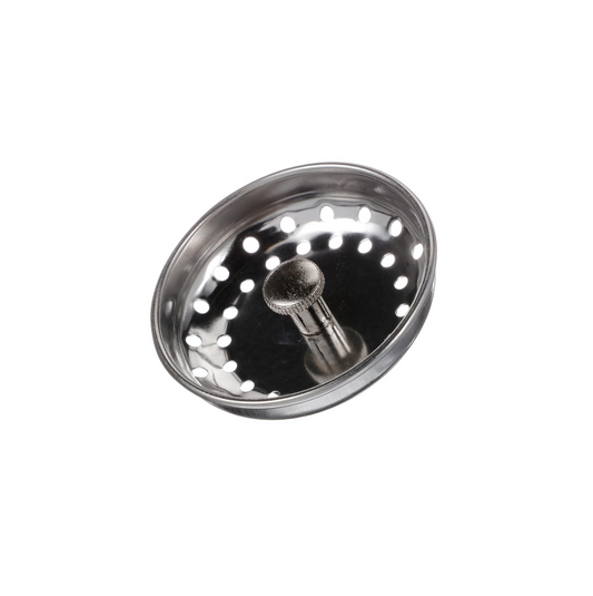 Encore® Duo Crumb Cup Stopper, 3-1/2" Sink Opening, Stainless Steel, 1-1/2"