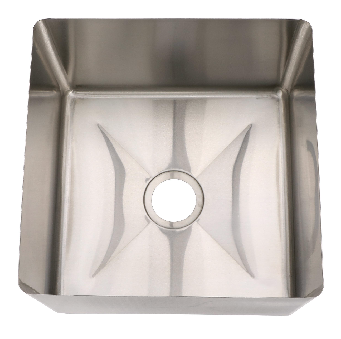 Encore® 18" x 18" x 12" Deep, 16 GA Stainless Steel Fabricated Sink Bowl