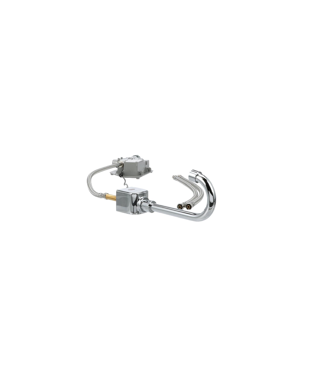Intelli-Flo EZ Electronic Deck Mount Faucet 3-1/2" Rigid Gooseneck Spout with Thermostatic Mixing Valve and 1.5 gpm Laminar Flow Vandal Resistant