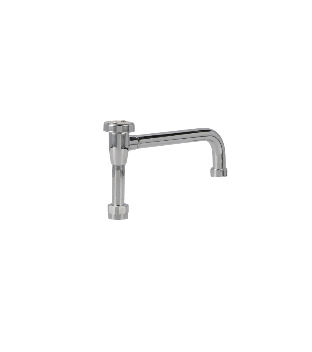 Encore Vacuum Breaker Spout Assembly, 8" L Spout, 5" Swivel Riser