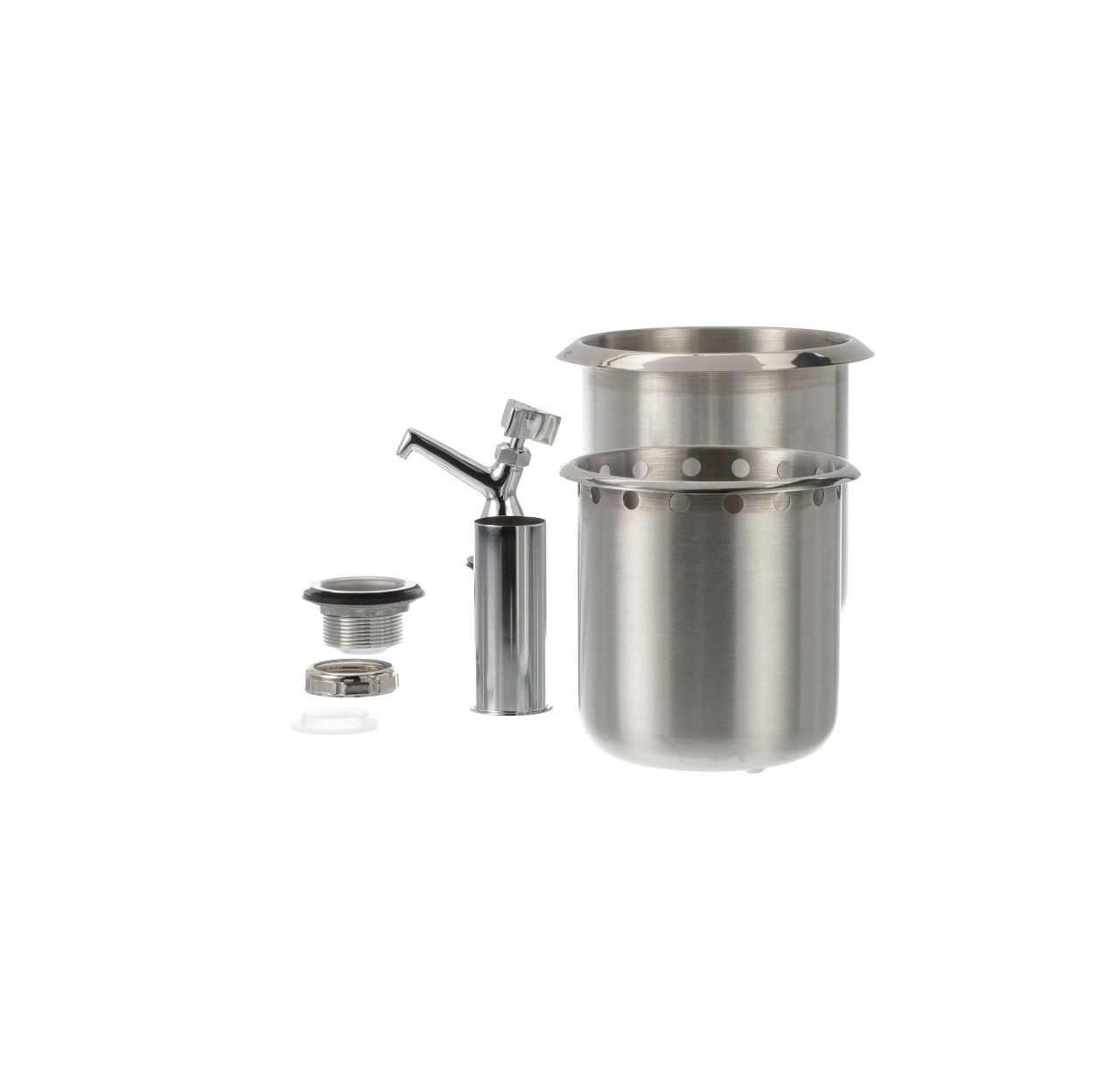 Encore® Stainless Steel Dipper Well Assembly Complete with Faucet