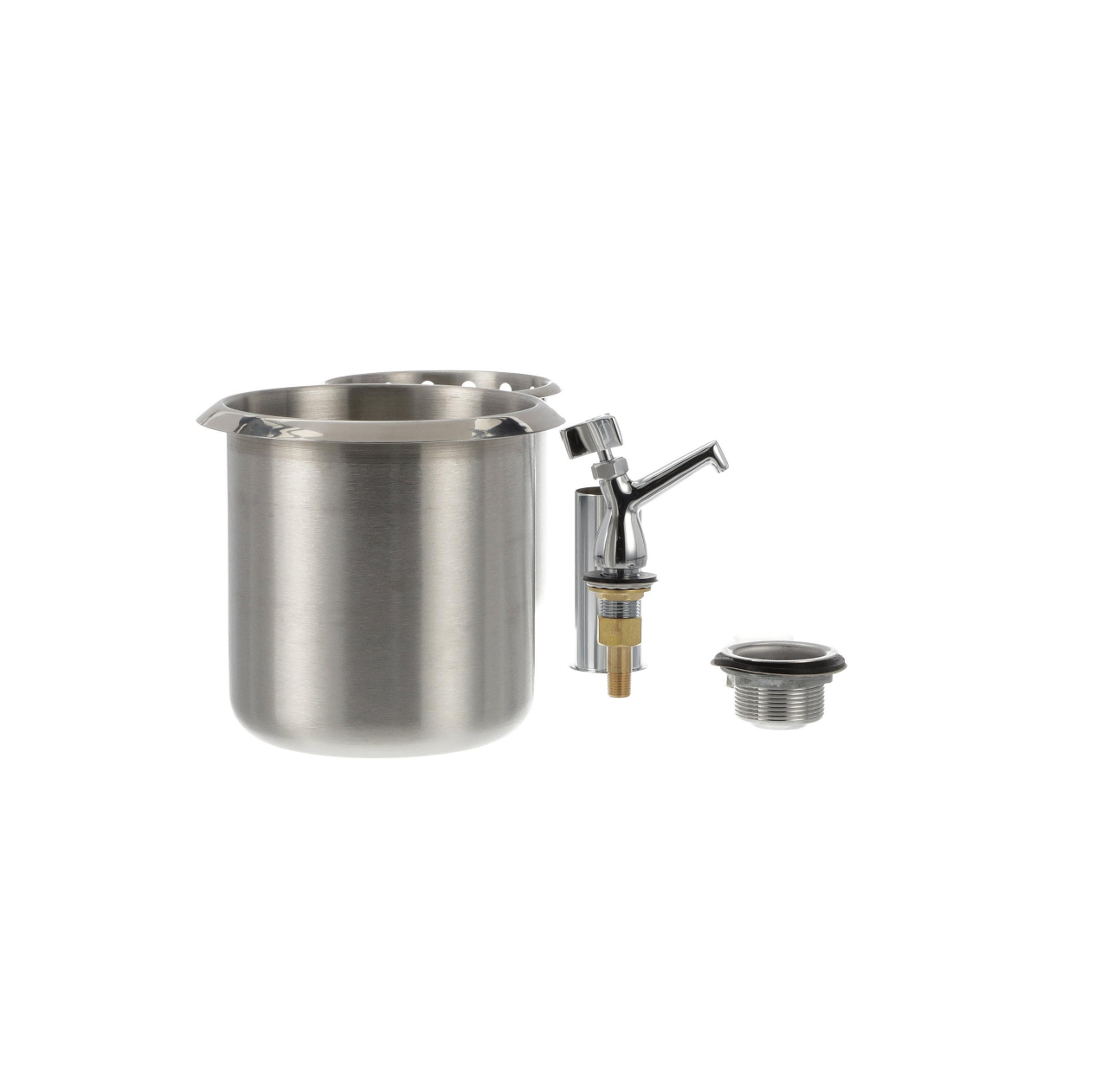 Encore® Stainless Steel Dipper Well Assembly Complete with Faucet