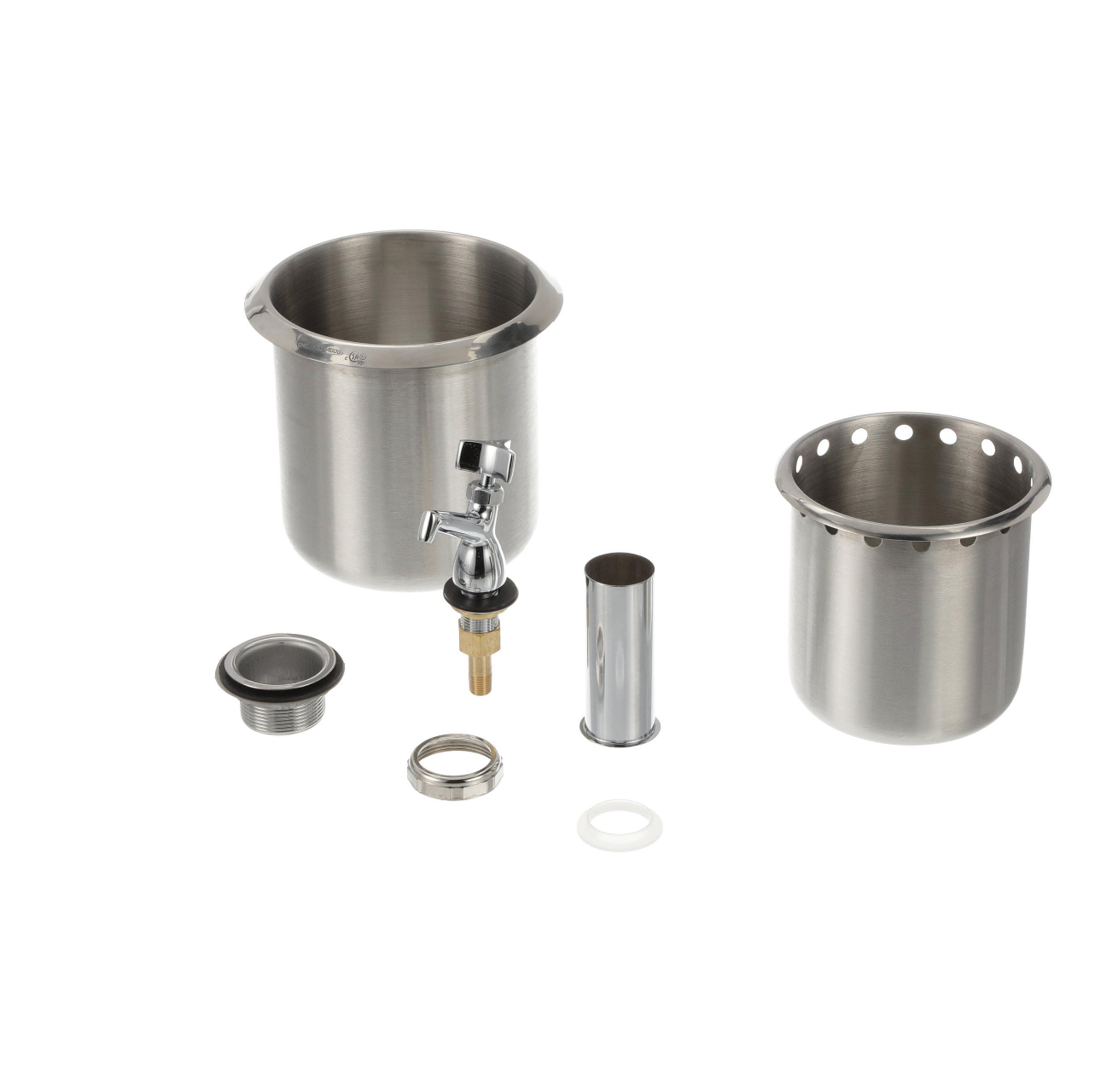 Encore® Stainless Steel Dipper Well Assembly Complete with Faucet