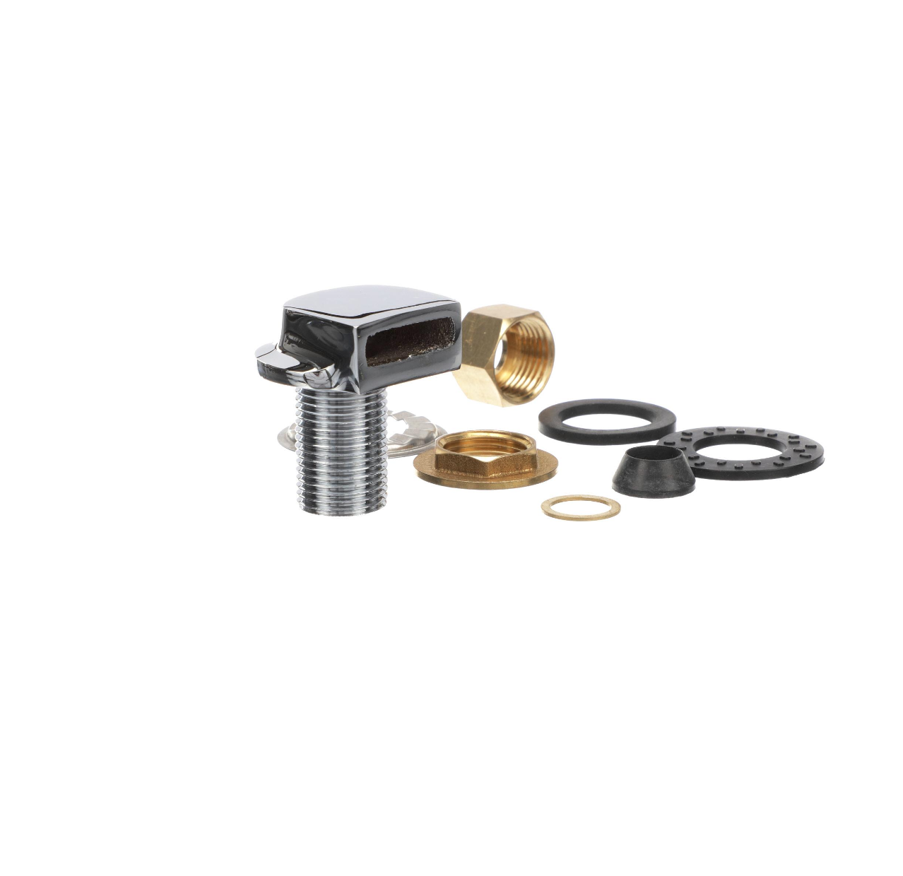 Encore® Polished Chrome Plated Brass Swirl Inlet Fitting, 1/2" NPT