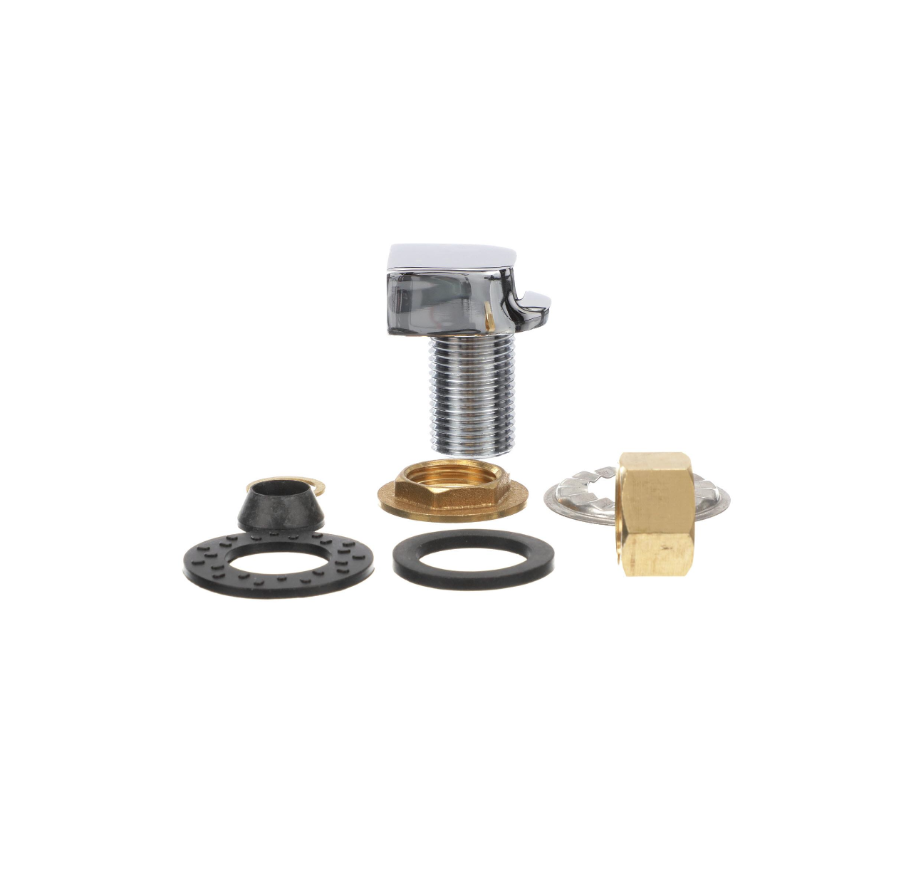 Encore® Polished Chrome Plated Brass Swirl Inlet Fitting, 1/2" NPT