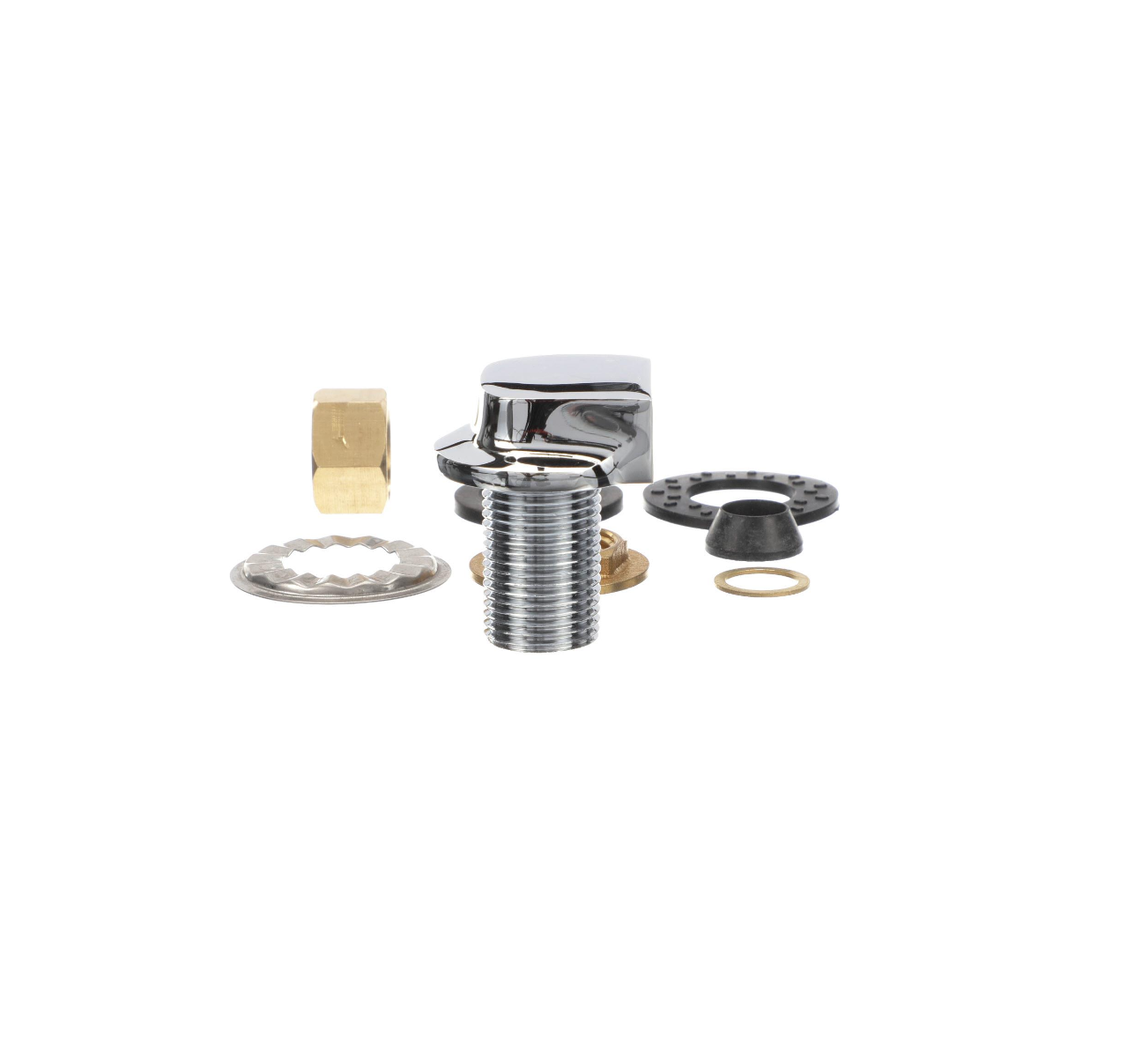 Encore® Polished Chrome Plated Brass Swirl Inlet Fitting, 1/2" NPT