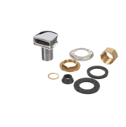 Encore® Polished Chrome Plated Brass Swirl Inlet Fitting, 1/2" NPT
