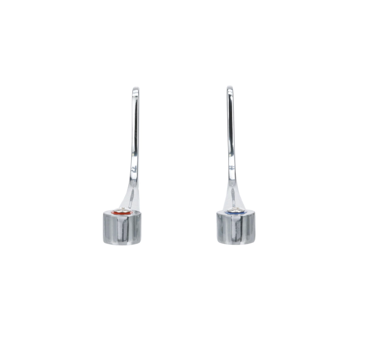Encore® Wrist Blade Handles, Universal, 6", Chrome Plated, Includes: Indicators & Screws (Pair), ADA