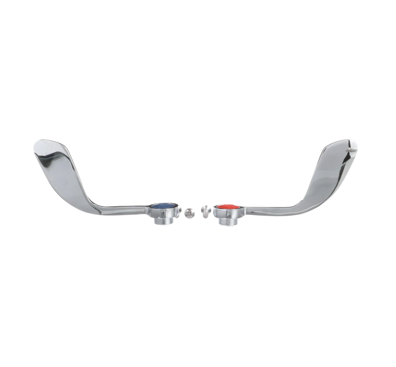 Encore® Wrist Blade Handles, Universal, 4", Chrome Plated, Includes: Indicators & Screws (Pair), ADA