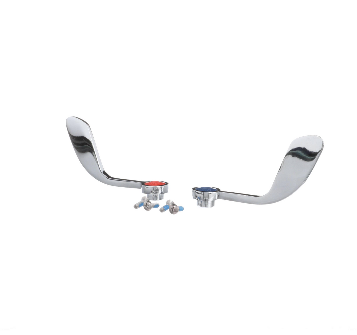 Encore® Wrist Blade Handles, Universal, 4", Chrome Plated, Includes: Indicators & Screws (Pair), ADA
