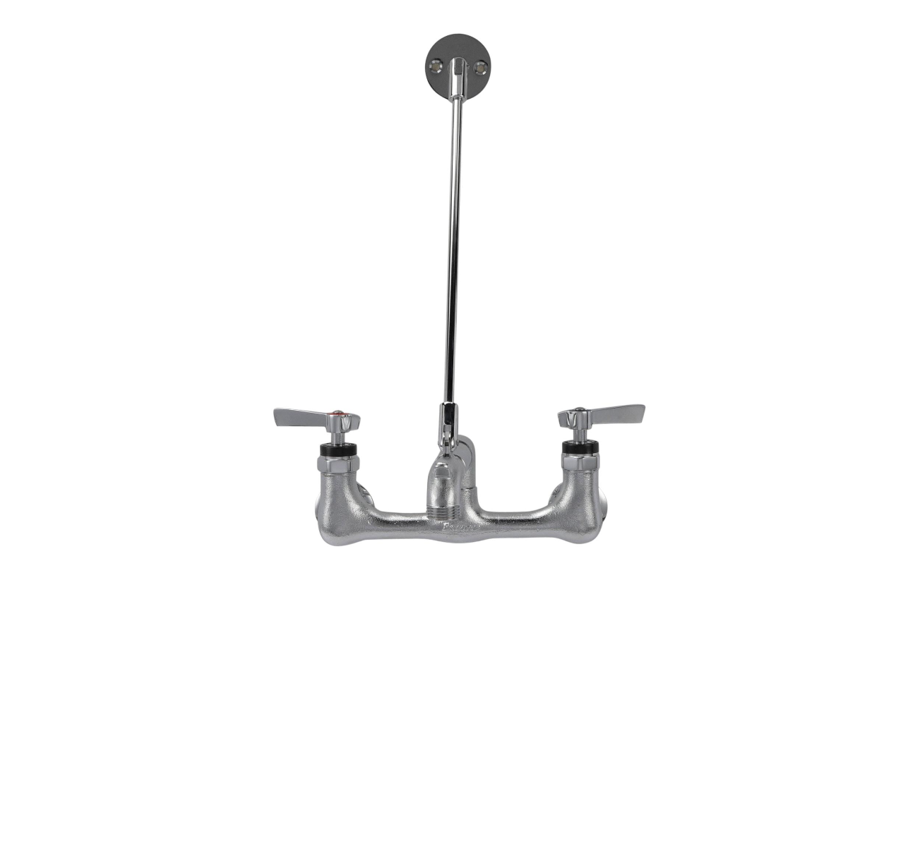 Encore® 8" OC Wall Mount Service Sink Faucet with Wall Support Bracket