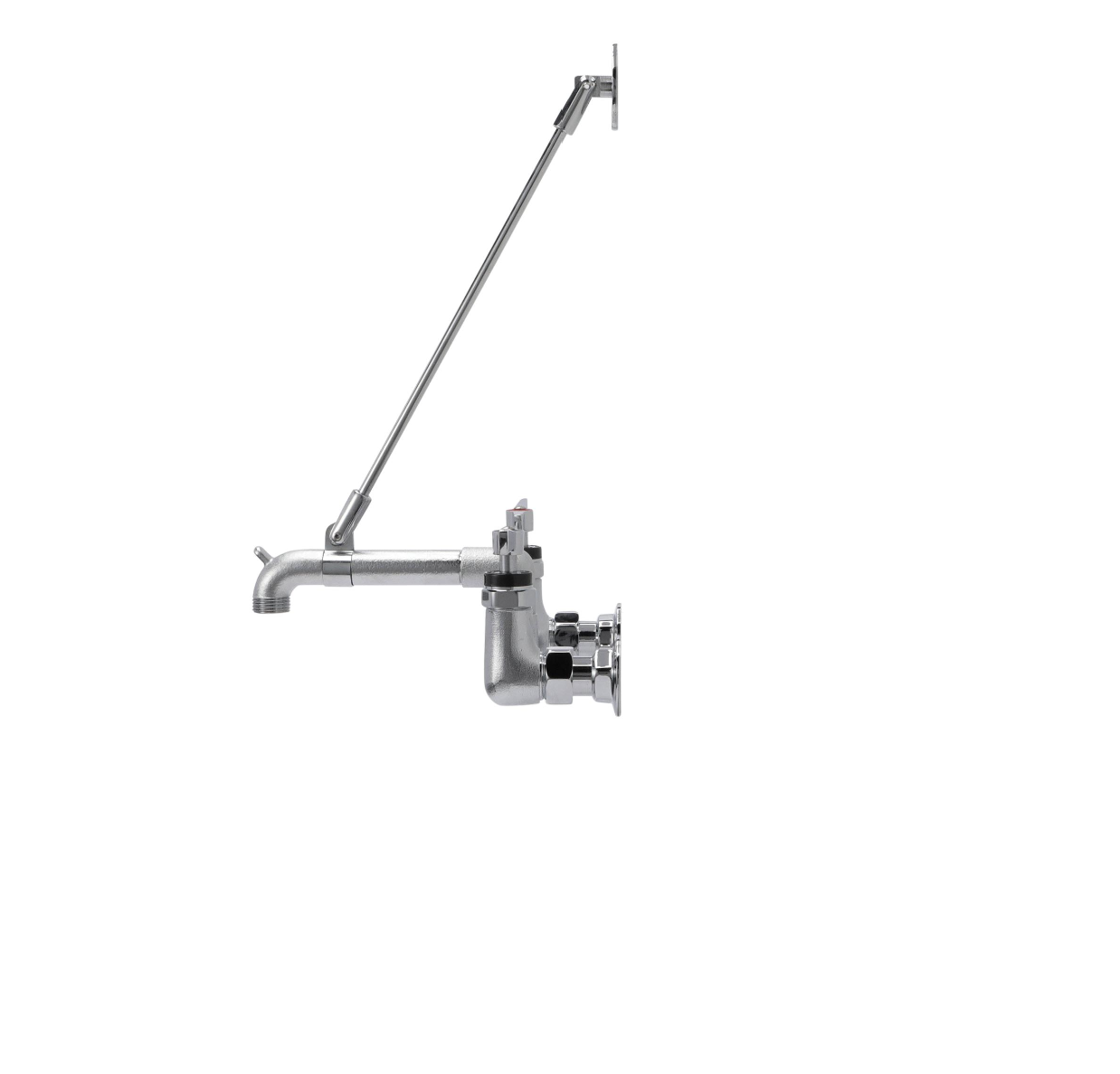 Encore® 8" OC Wall Mount Service Sink Faucet with Wall Support Bracket