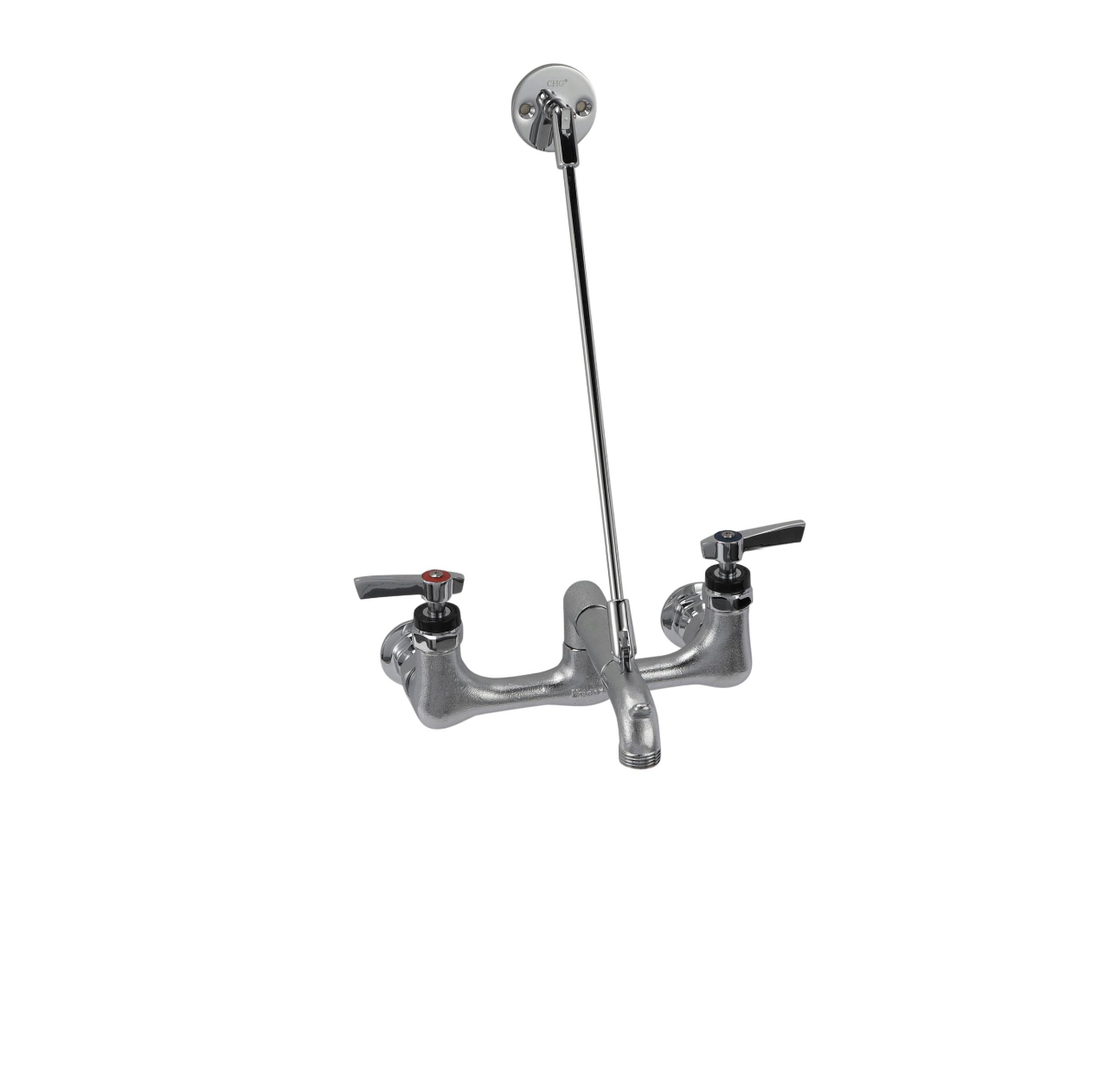 Encore® 8" OC Wall Mount Service Sink Faucet with Wall Support Bracket