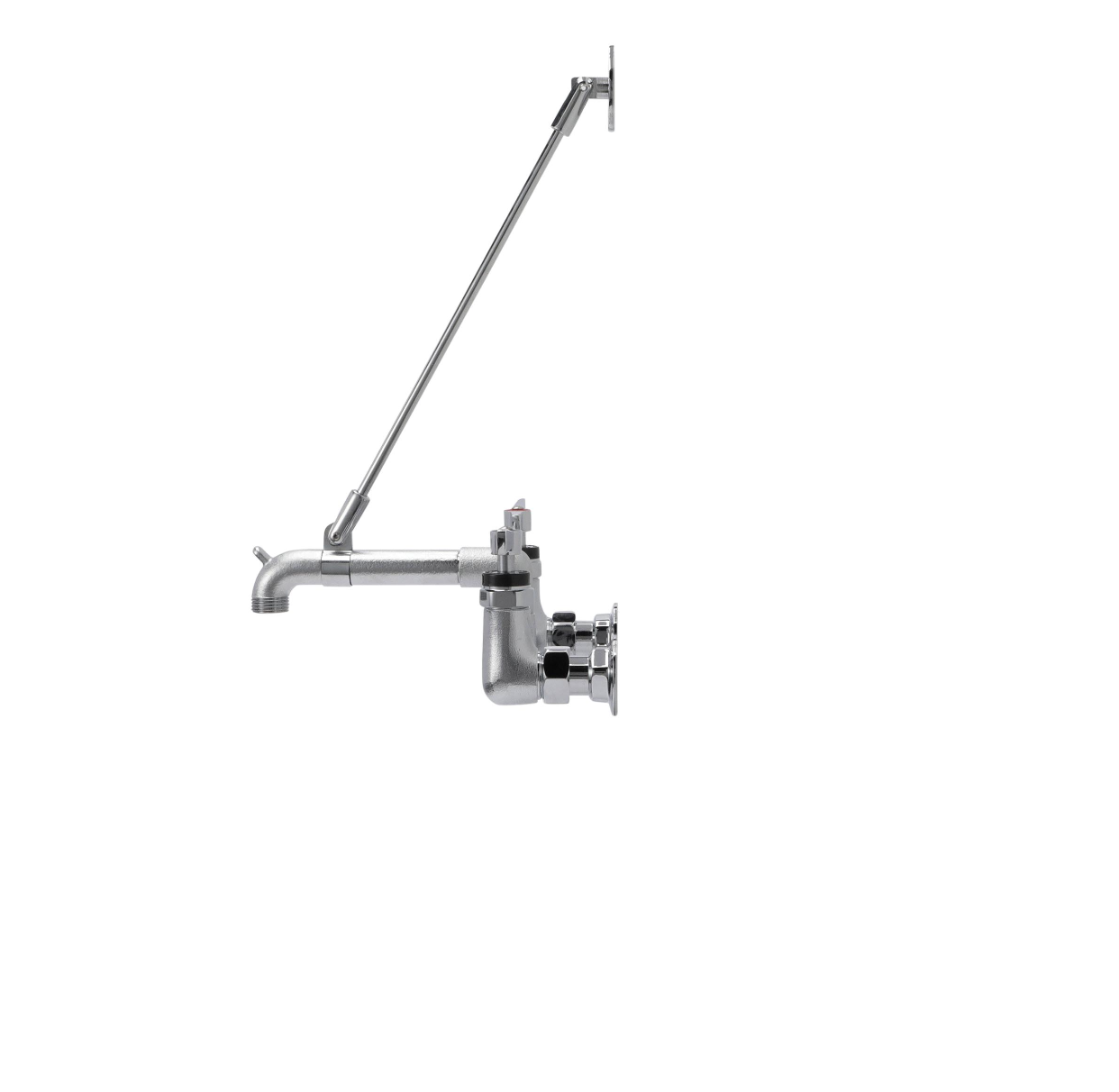 Encore® 8" OC Wall Mount Service Sink Faucet with Vacuum Breaker and Wall Support Bracket