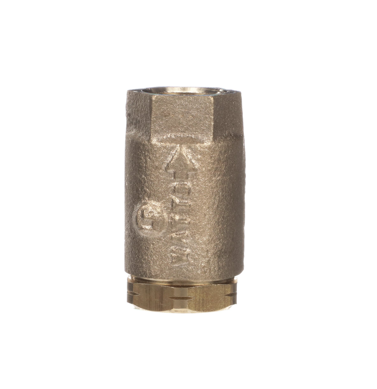 Check Valve, Solid Brass, 1/2" NPT, (for water use only)