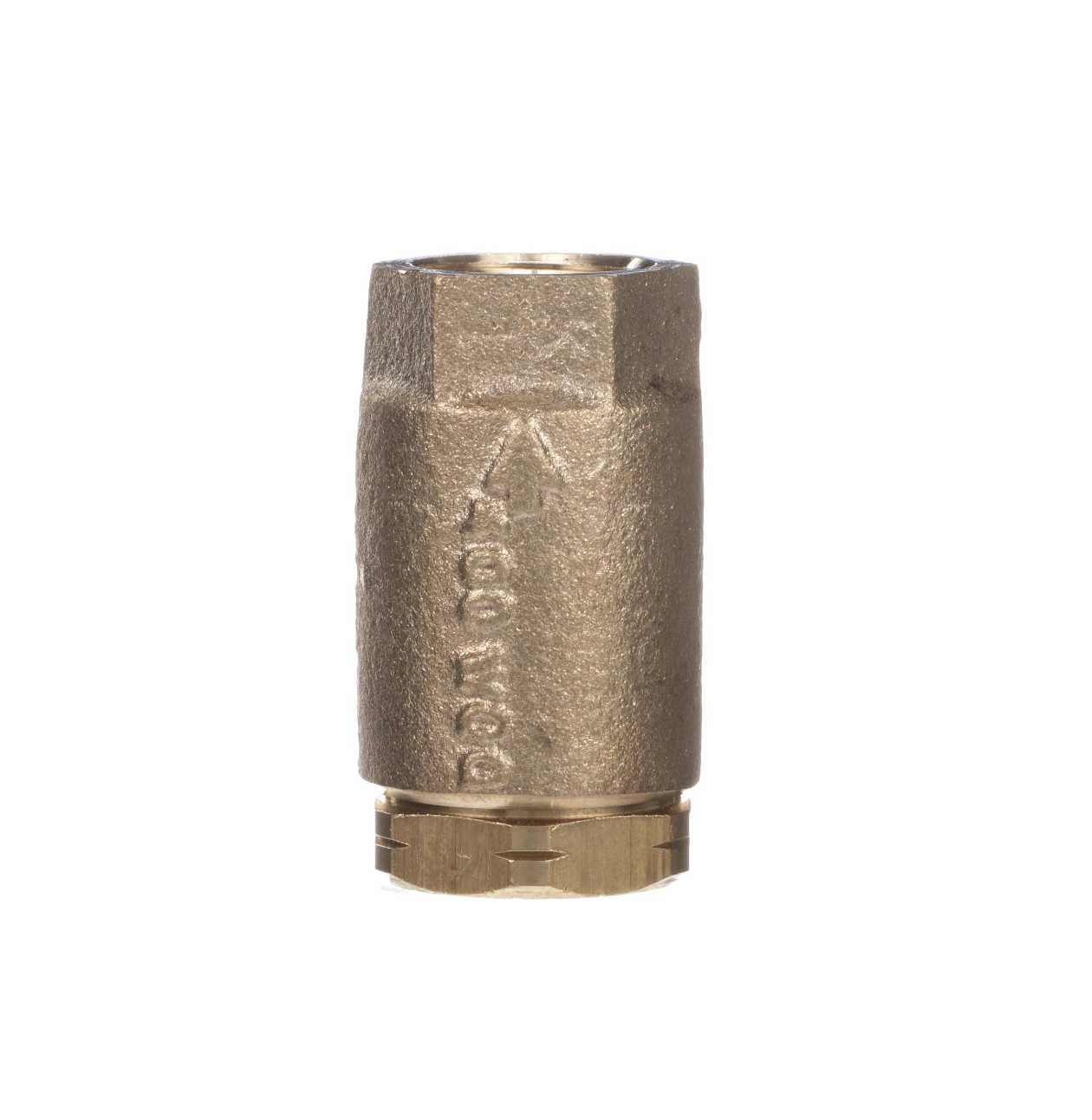 Check Valve, Solid Brass, 1/2" NPT, (for water use only)