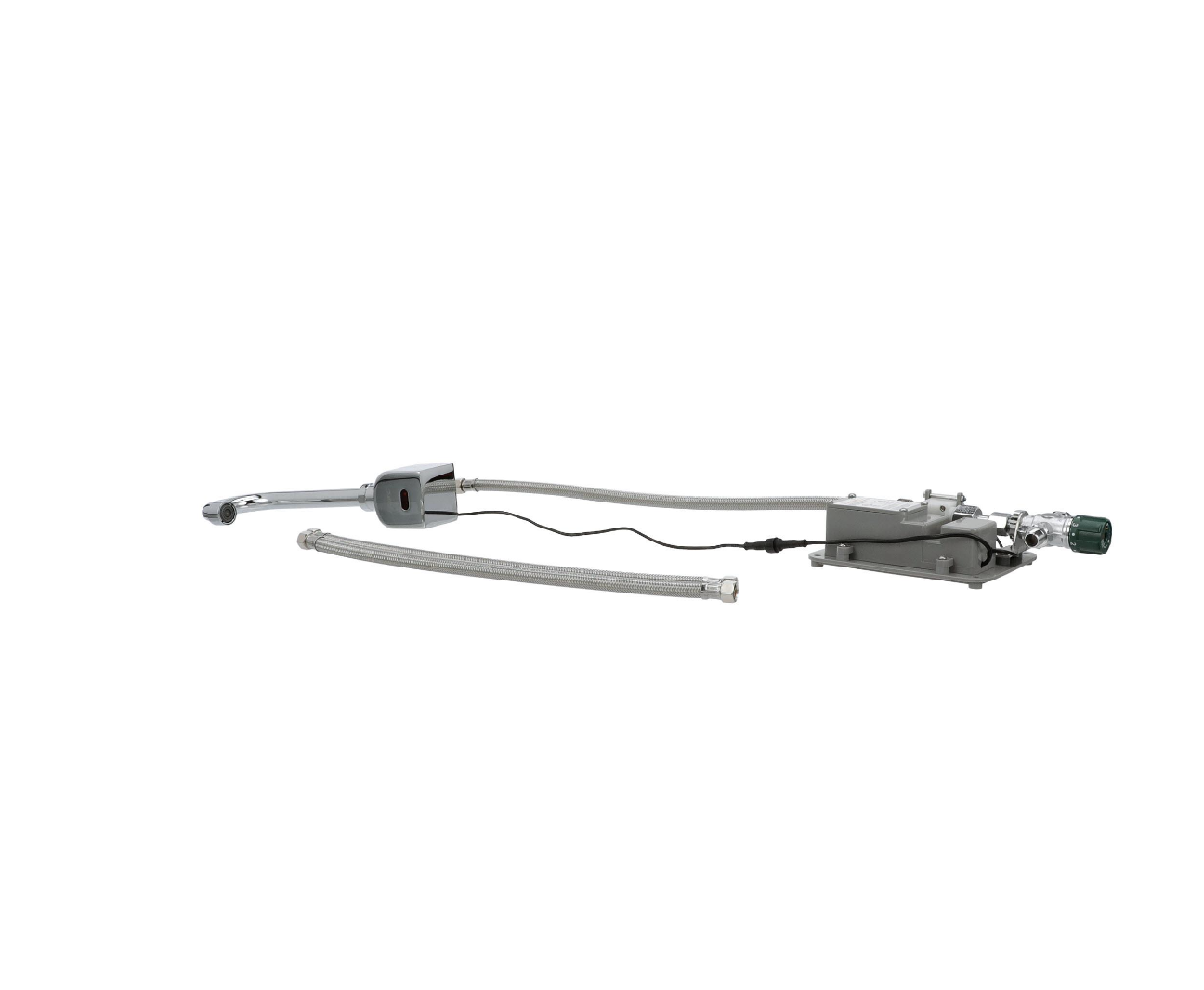 Intelli-Flo EZ Electronic Wall Mount Faucet 3-1/2" Rigid Spout with Thermostatic Mixing Valve and 0.5 gpm PCA Spray