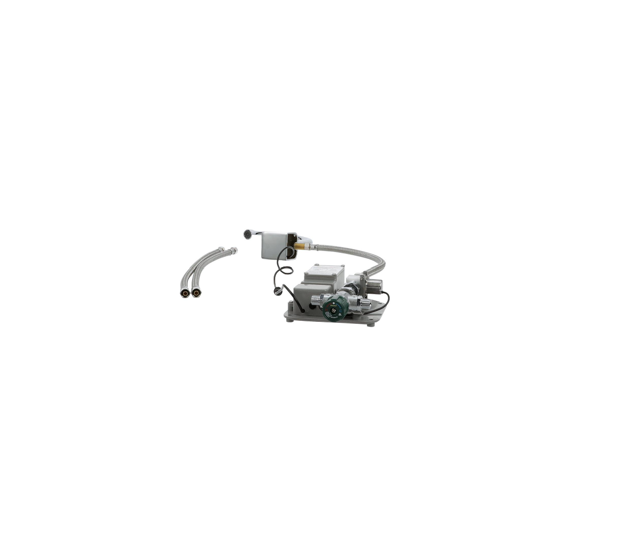 Intelli-Flo EZ Electronic Wall Mount Faucet 6-1/2" Rigid Spout with Thermostatic Mixing Valve and 0.5 gpm PCA Spray