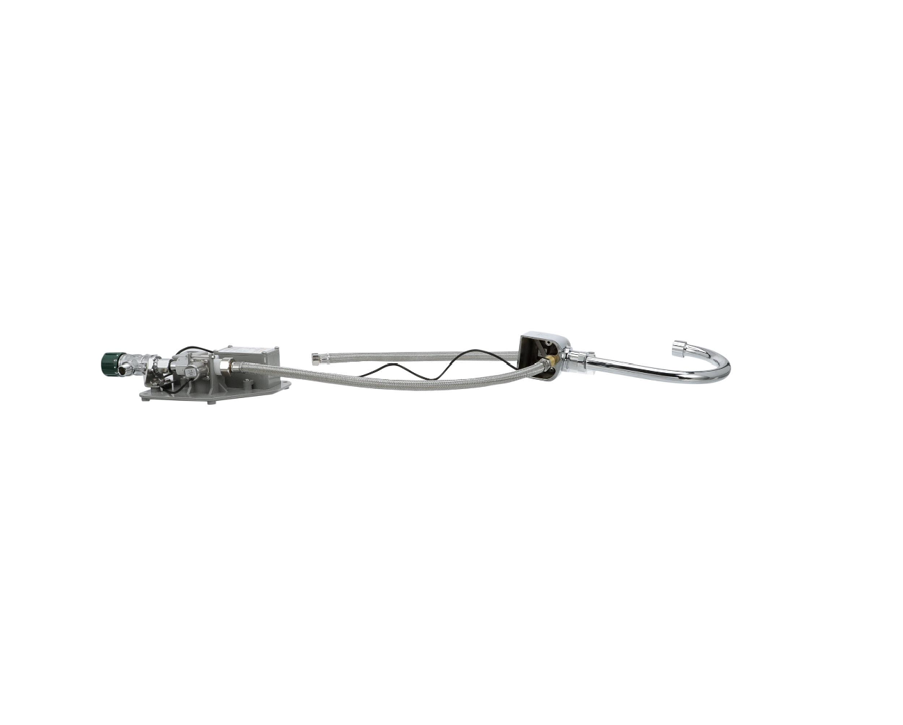Intelli-Flo EZ Electronic Wall Mount Faucet 6-1/2" Rigid Spout with Thermostatic Mixing Valve and 0.5 gpm PCA Spray