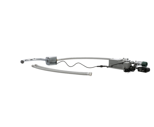 Intelli-Flo EZ Electronic Wall Mount Faucet 3-1/2" Rigid Gooseneck Spout AC Powered with Thermostatic Mixing Valve and 1.5 gpm Laminar Flow Vandal Resistant