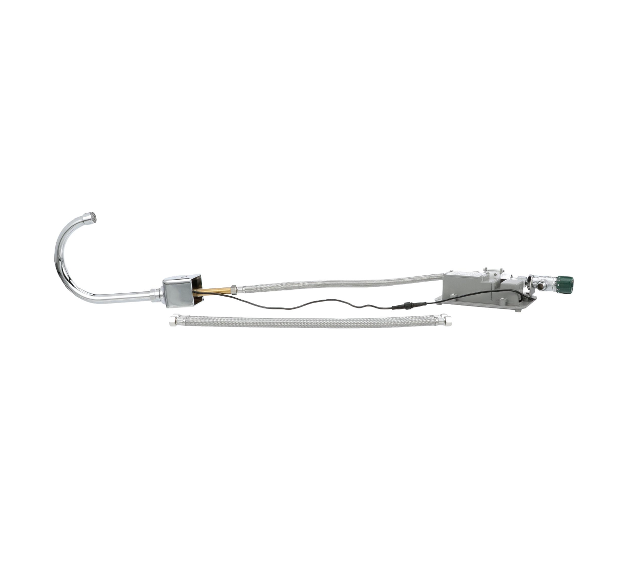Intelli-Flo EZ Electronic Deck Mount Faucet 6-1/2" Gooseneck Spout with Thermostatic Mixing Valve and 1.5 gpm Laminar Flow Vandal Resistant