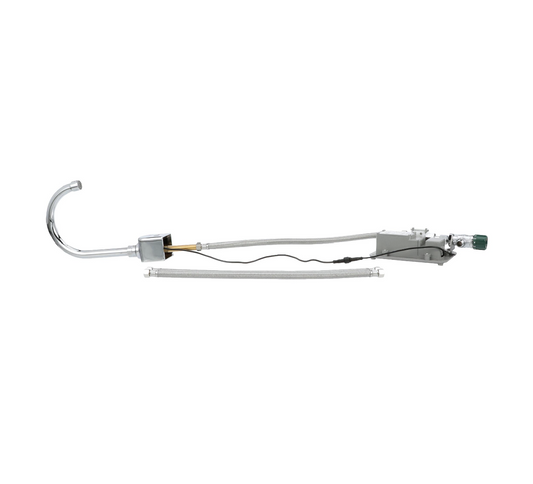 Intelli-Flo EZ Electronic Deck Mount Faucet 6-1/2" Gooseneck Spout with Thermostatic Mixing Valve and 1.5 gpm Laminar Flow Vandal Resistant