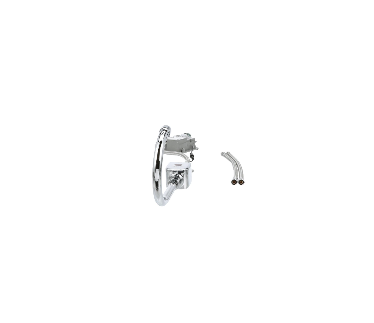 Intelli-Flo EZ Electronic Deck Mount Faucet 6-1/2" Gooseneck Spout with Thermostatic Mixing Valve and 1.5 gpm Laminar Flow