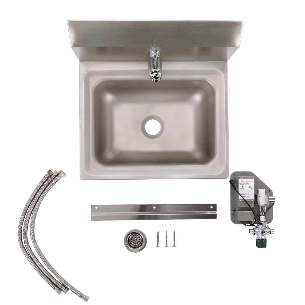 Intelli-Flo EZ Electronic Hand Wash Station with Thermostatic Mixing Valve and 1.5 gpm Laminar Flow