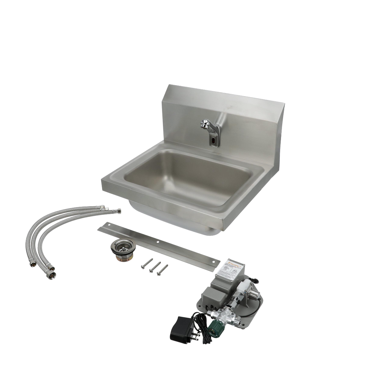 Intelli-Flo EZ Electronic Hand Wash Station AC Power with Thermostatic Mixing Valve and 1.5 gpm Laminar Flow