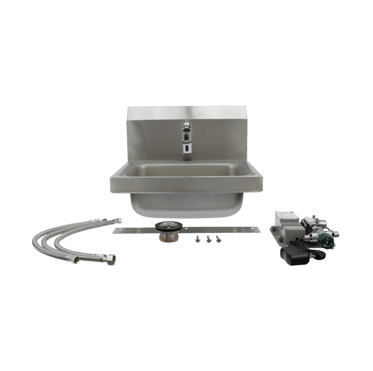 Intelli-Flo EZ Electronic Hand Wash Station AC Power with Thermostatic Mixing Valve and 1.5 gpm Laminar Flow