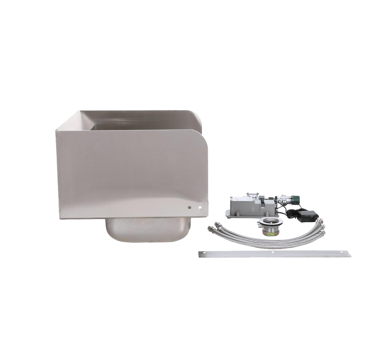 Intelli-Flo EZ Electronic Hand Wash Station with Side Splashes, AC Power, Thermostatic Mixing Valve and 1.5 gpm Laminar Flow