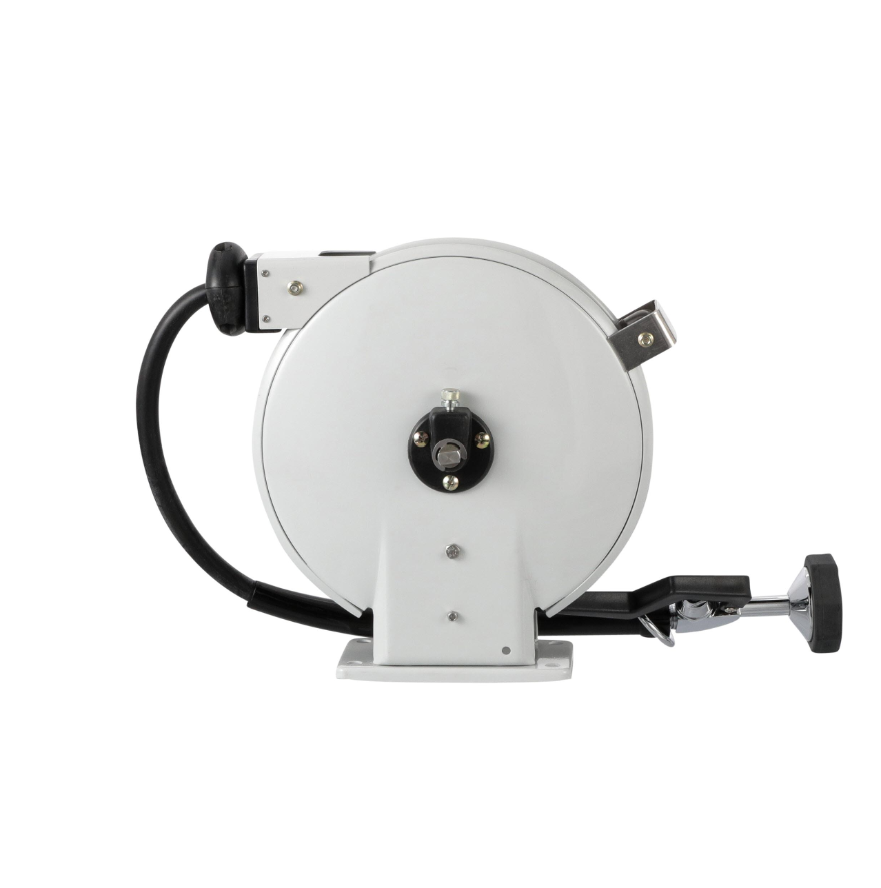 Encore® Hose Reel with 15 ft. Hose, Open Powder Coated Reel Assembly, 3/8" NPT Inlet and 3.3 gpm Spray Valve