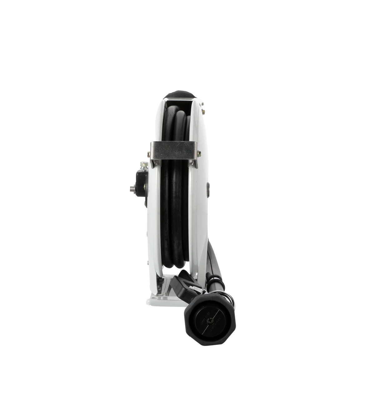 Encore® Hose Reel with 15 ft. Hose, Open Powder Coated Reel Assembly, 3/8" NPT Inlet and 3.3 gpm Spray Valve