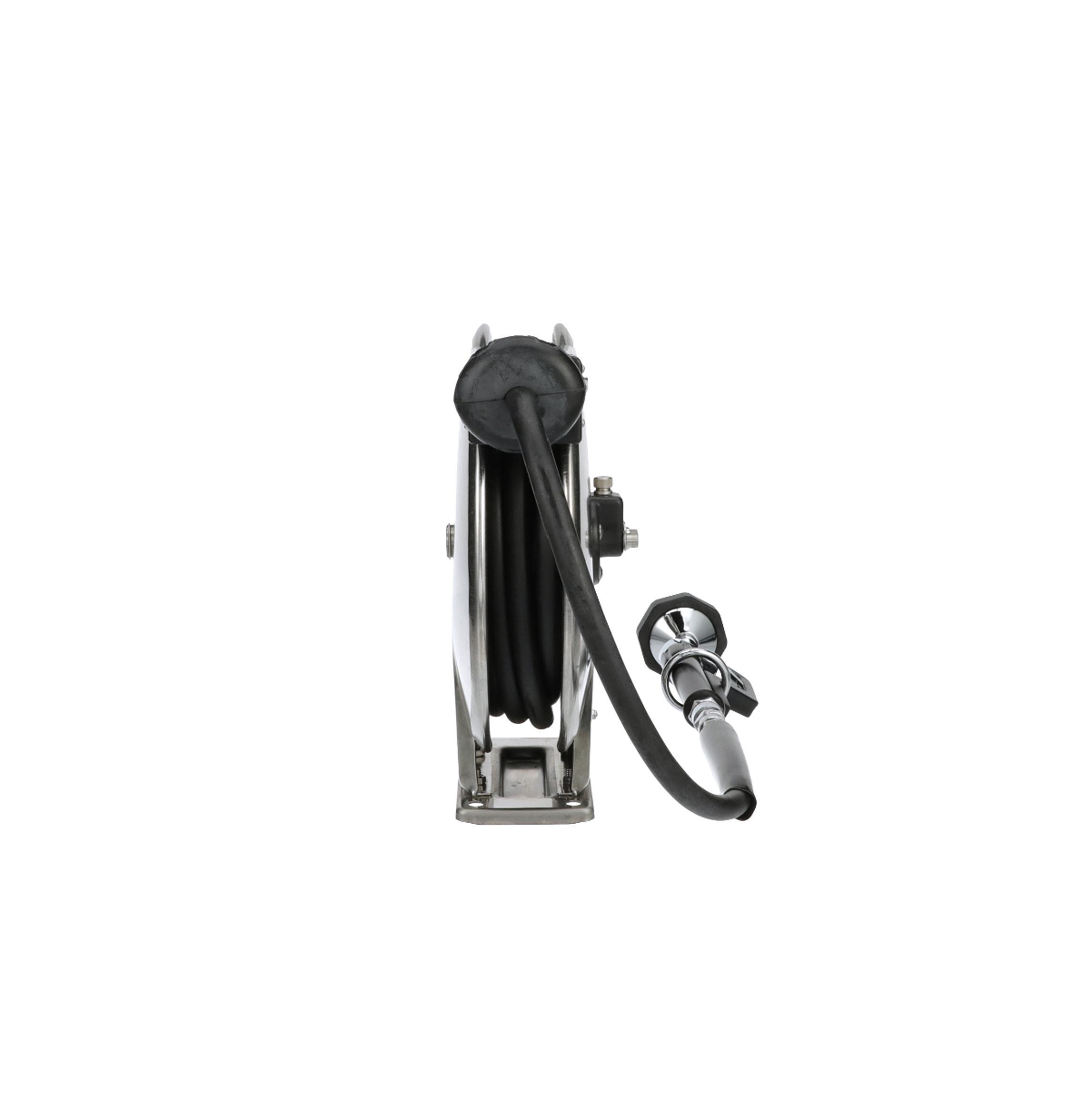 Encore® Hose Reel with 15 ft. Hose, Open Stainless Steel Reel Assembly, 3/8" NPT Female Inlet and 3.3 gpm Spray Valve