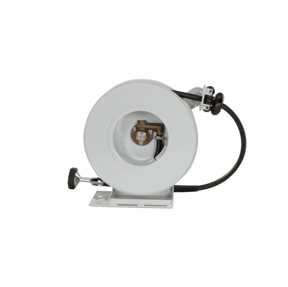 Encore® Hose Reel with 30 ft. Hose, Open Powder Coated Reel Assembly, 3/8" NPT Inlet and 3.3 gpm Spray Valve