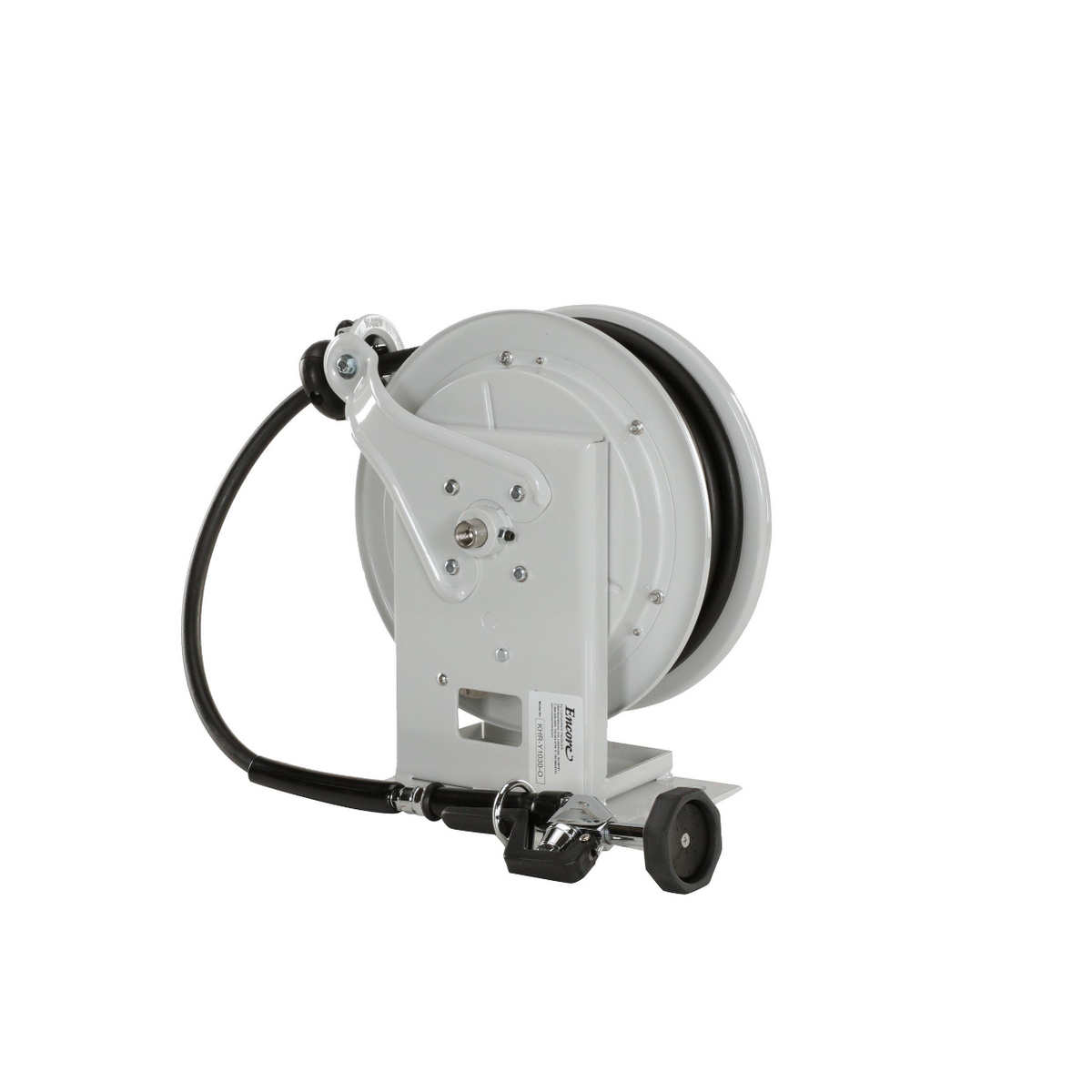 Encore® Hose Reel with 30 ft. Hose, Open Powder Coated Reel Assembly, 3/8" NPT Inlet and 3.3 gpm Spray Valve