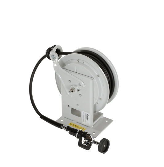 Encore® Hose Reel with 30 ft. Hose, Open Powder Coated Reel Assembly, 3/8" NPT Inlet and 3.3 gpm Spray Valve