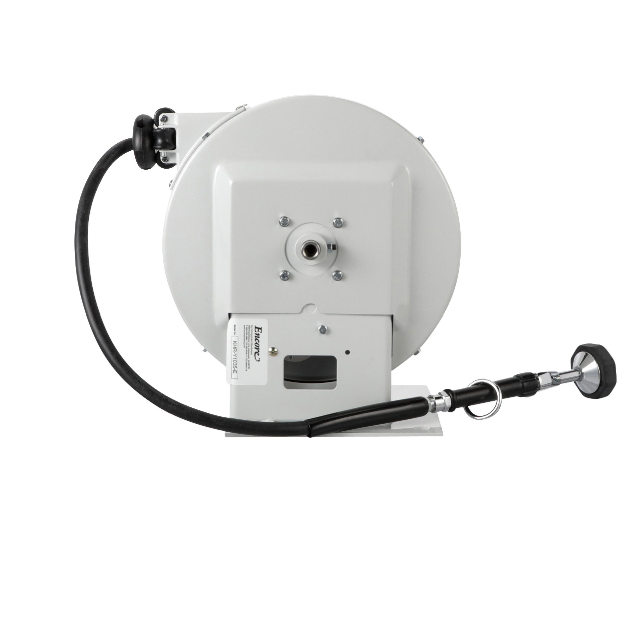 Encore® Hose Reel with 35 ft. Hose, Enclosed Powder Coated Reel Assembly, 3/8" NPT Inlet and 3.3 gpm Spray Valve