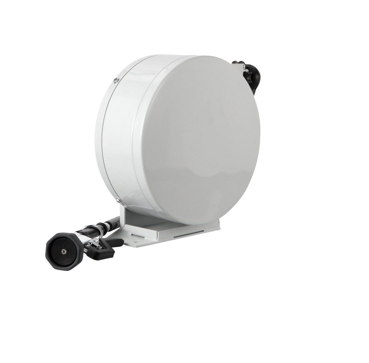 Encore® Hose Reel with 35 ft. Hose, Enclosed Powder Coated Reel Assembly, 3/8" NPT Inlet and 3.3 gpm Spray Valve