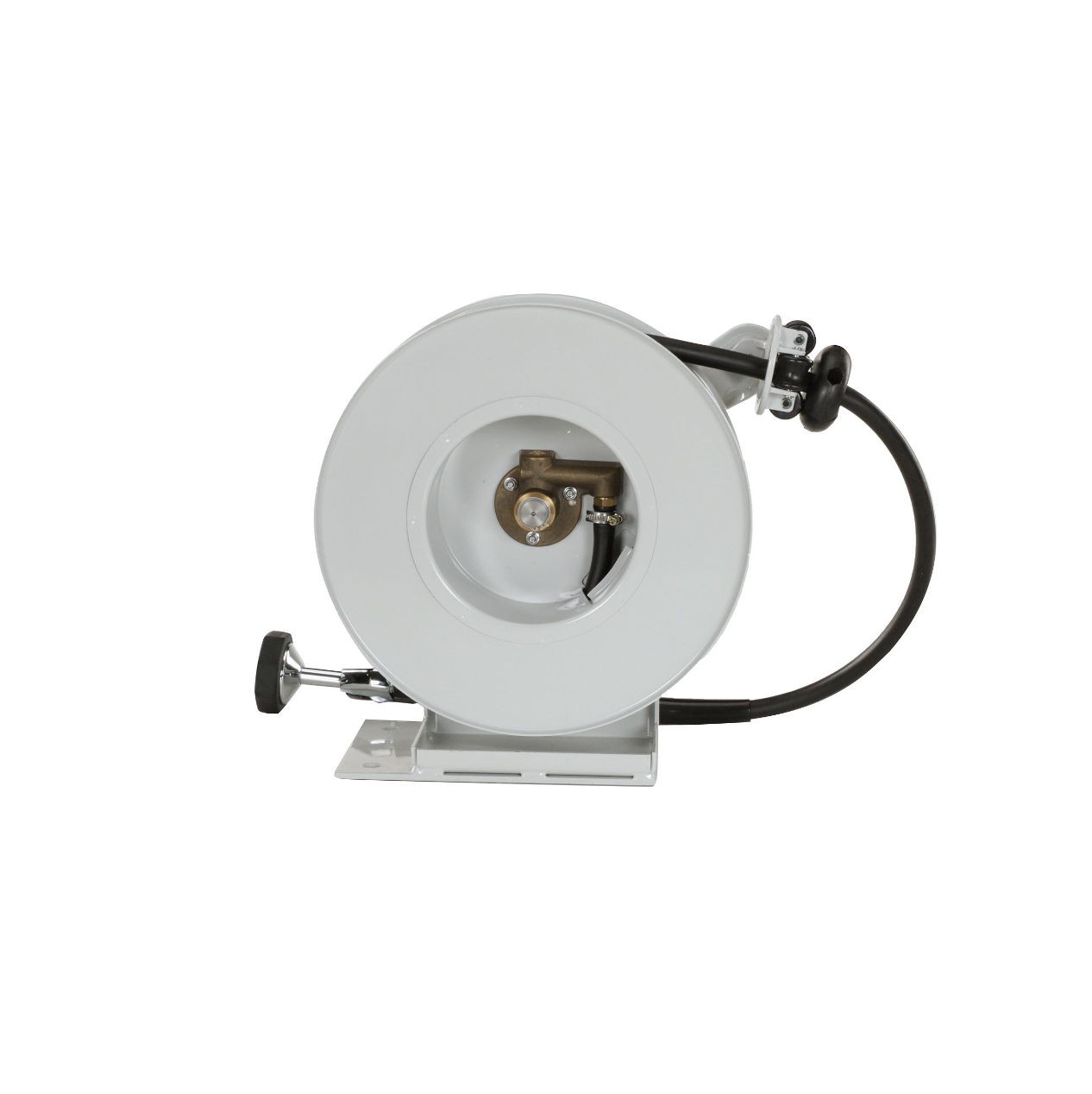 Encore® Hose Reel with 35 ft. Hose, Open Powder Coated Reel Assembly, 3/8" NPT Inlet and 3.3 gpm Spray Valve