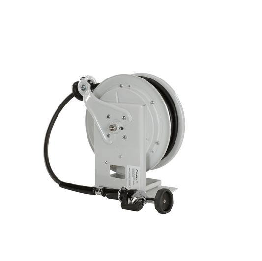 Encore® Hose Reel with 35 ft. Hose, Open Powder Coated Reel Assembly, 3/8" NPT Inlet and 3.3 gpm Spray Valve