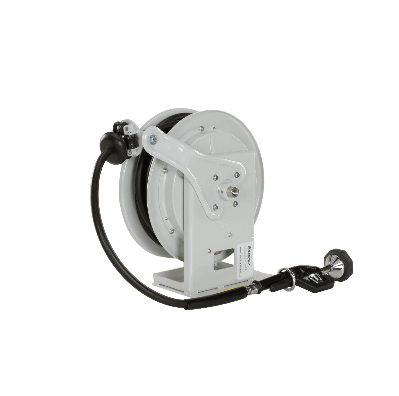 Encore® Hose Reel with 35 ft. Hose, Open Powder Coated Reel Assembly, 3/8" NPT Inlet and 3.3 gpm Spray Valve