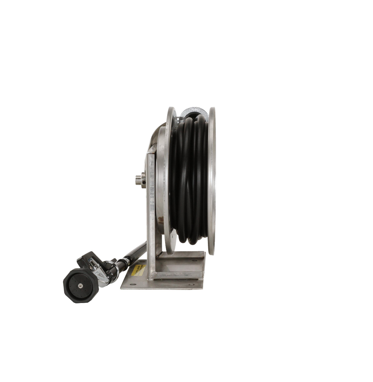 Encore® Hose Reel with 35 ft. Hose, Open Stainless Steel Reel Assembly, 3/8" NPT Inlet and 3.3 gpm Spray Valve