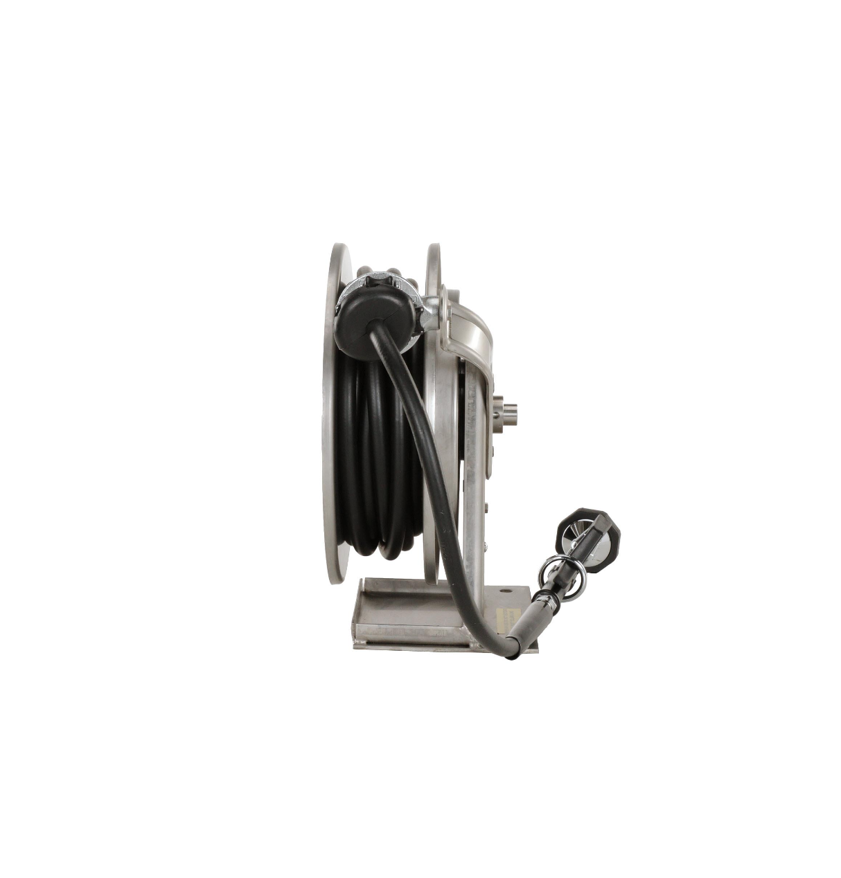 Encore® Hose Reel with 35 ft. Hose, Open Stainless Steel Reel Assembly, 3/8" NPT Inlet and 3.3 gpm Spray Valve