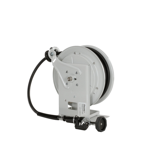 Encore® Hose Reel with 50 ft. Hose, Open Powder Coated Reel Assembly, 3/8" NPT Inlet and 3.3 gpm Spray Valve